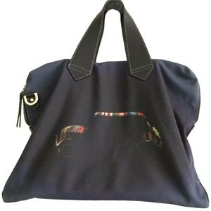 PAUL SMITH Navy Fabric Messneger Bag